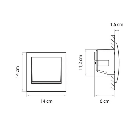 Lightstar 383694 Светильник ESTRA LED 5W 250LM 120G СЕРЫЙ 4000K IP55, изображение 2