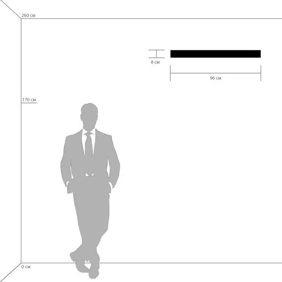 Lightstar 810538 Бра FIUME LED 30W 2850LM Dark wood 3000K, изображение 3