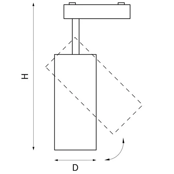 Lightstar 218236 Светильник для 1-фазного трека FUOCO LED 25W 2350/2420/2500LM 24G БЕЛЫЙ, изображение 2