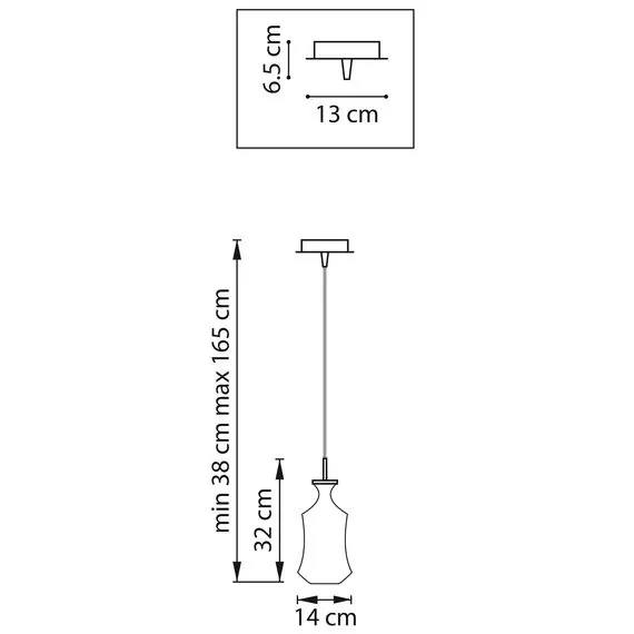 Lightstar 808038 Подвес FORMA 1х10W (led) E14 ШАМПАНЬ/ДЫМЧАТЫЙ, изображение 2