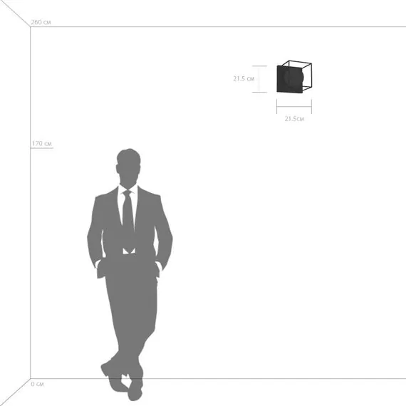 Lightstar 732617 Бра GABBIA 1х40W E14 ЧЕРНЫЙ, изображение 3