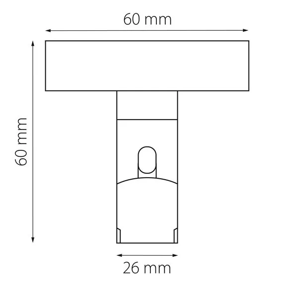 Lightstar 507197 Крепление д/питания 48V потолочное трековое DUE ЧЕРНЫЙ, изображение 2