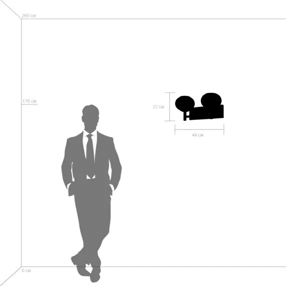 Lightstar 730623 Бра FIAMMA 2х40W E27 ЗОЛОТО/ПРОЗРАЧНЫЙ, изображение 3