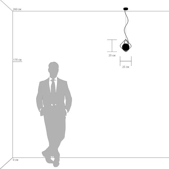 Lightstar 803317 Подвес GLOBO 1х6W(led) G9 ЧЕРНЫЙ, изображение 3