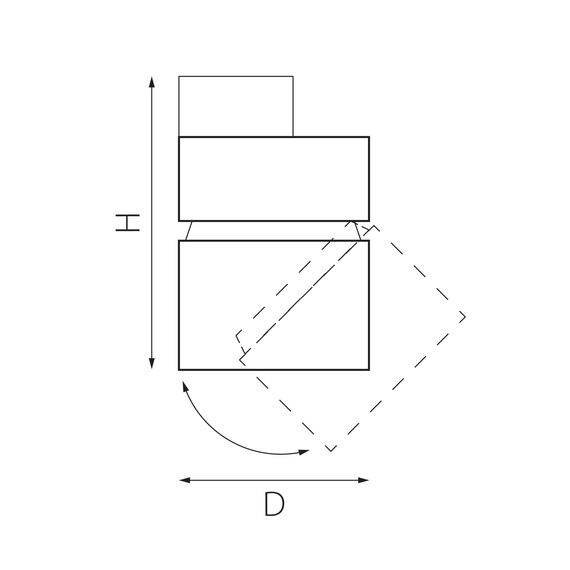 Lightstar A1T214817 Светильник FORTE MURO LED 15W 1400LM 30G ЧЕРНЫЙ 4000K (592061+214817), изображение 2