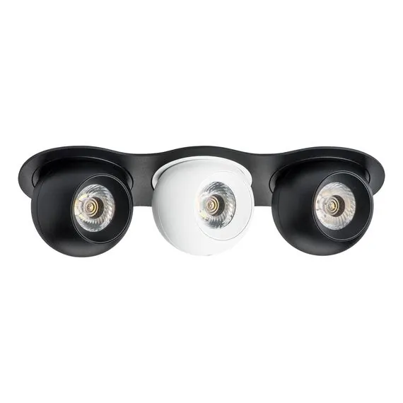 Lightstar i637746474 Светильник INTERO LED 9W*3 850LM*3 24G ЧЕРНЫЙ 4000K (217637+217074+217064+217074)