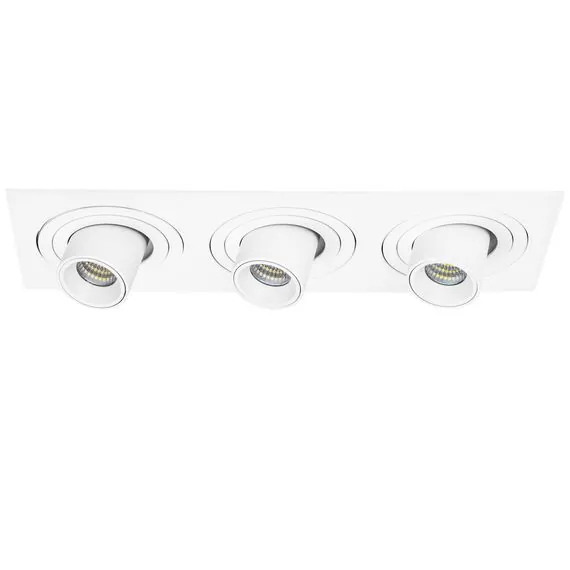 Lightstar i536164 Светильник INTERO TUBO LED 7W*3 360LM*3 60G БЕЛЫЙ 4000K (217536+217164+217164+217164)