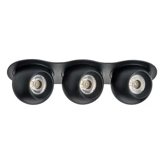 Lightstar i637727272 Светильник INTERO LED 9W*3 850LM*3 24G ЧЕРНЫЙ 3000K (217637+217072+217072+217072)