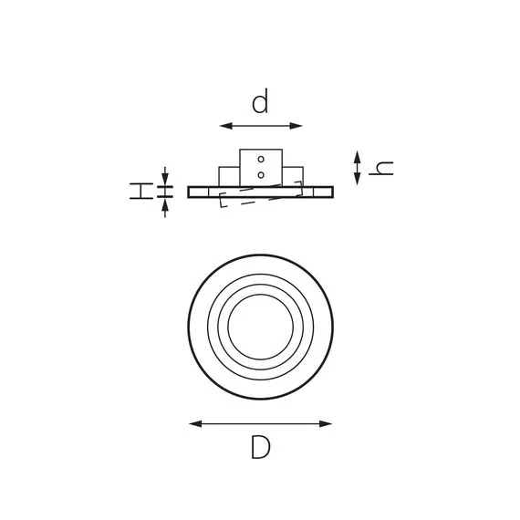 Lightstar i61707 Светильник INTERO 16 ROUND GU10 (217617+217607), изображение 2