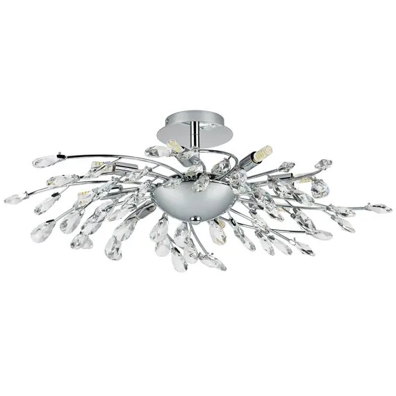 Lightstar 791184 Люстра потолочная ISABELLE 8х40W G9 ХРОМ