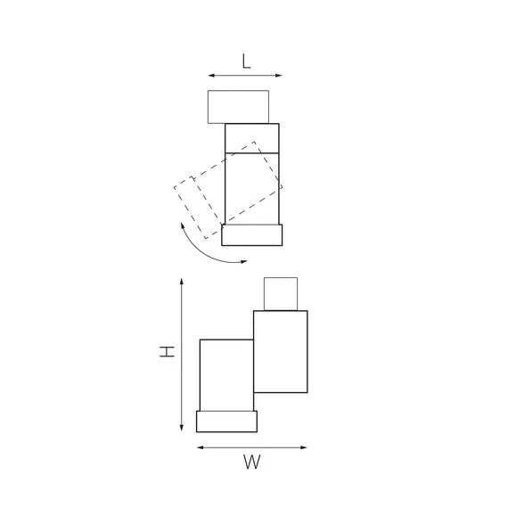 Lightstar A1T051027 Светильник ILLUMO HP16X1 ЧЕРНЫЙ (592027+051027), изображение 2