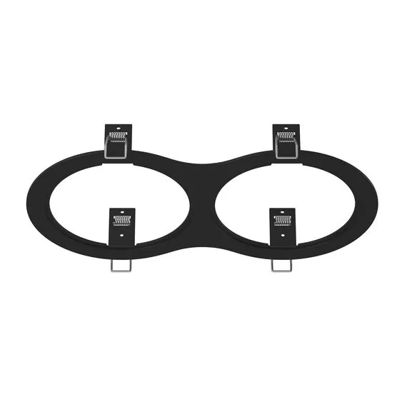 Lightstar 217927 Рамка INTERO 111 Double ROUND ЧЕРНЫЙ