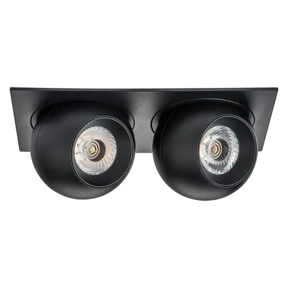 Lightstar i5277474 Светильник INTERO LED 9W*2 850LM*2 24G ЧЕРНЫЙ 4000K (217527+217074+217074)