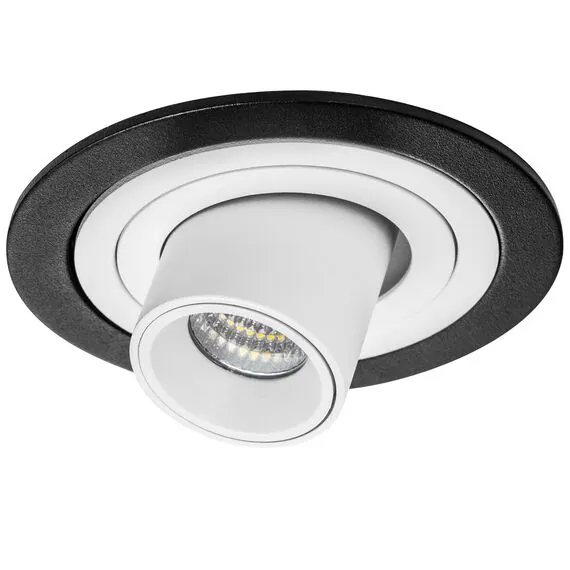 Lightstar i617162 Светильник INTERO TUBO LED 7W 360LM 60G ЧЕРНЫЙ/БЕЛЫЙ 3000K (217617+217162)