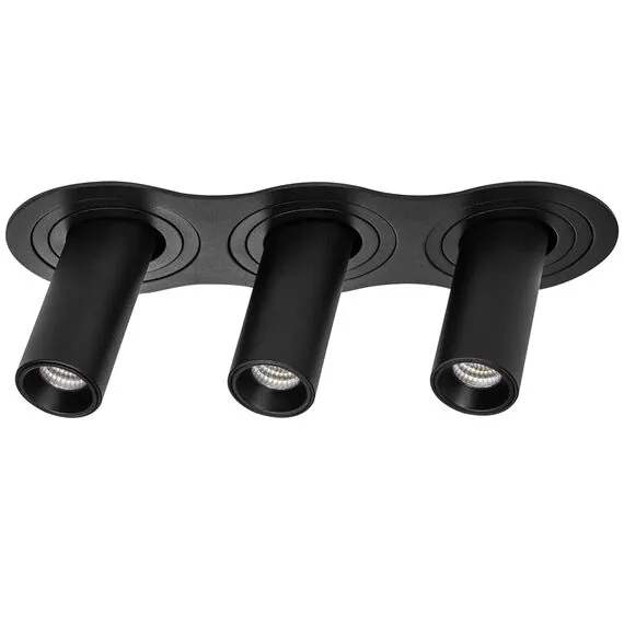 Lightstar i637274 Светильник INTERO TUBO LED 10W*3 500LM*3 60G ЧЕРНЫЙ 4000K (217637+217274+217274+217274)