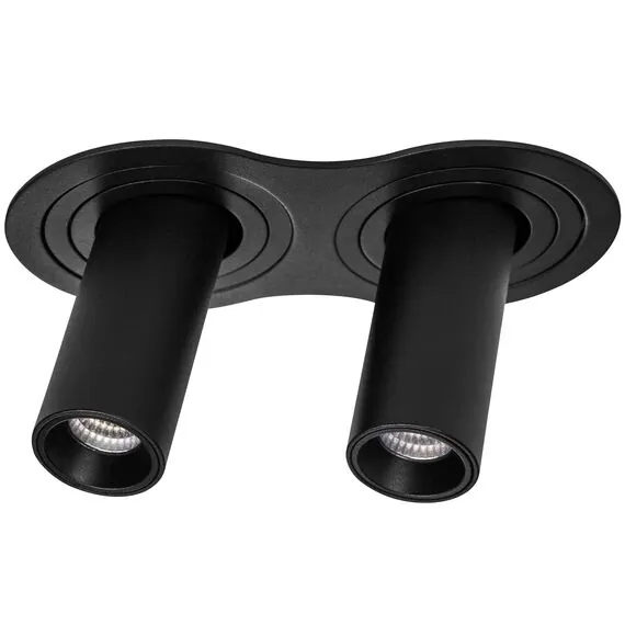 Lightstar i627274 Светильник INTERO TUBO LED 10W*2 500LM*2 60G ЧЕРНЫЙ 4000K (217627+217274+217274)