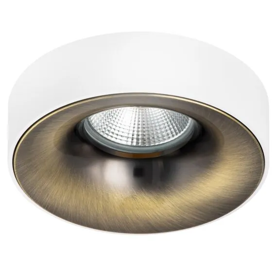 Lightstar L01002120 Светильник LEVIGO MR16/HP16 БРОНЗА/БЕЛЫЙ МАТОВЫЙ (010021+510020)