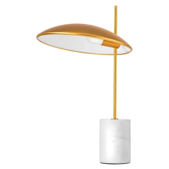 Lightstar 801913 Настольная лампа MARMARA LED 4W 400LM ЗОЛОТО/МРАМОР 3000K