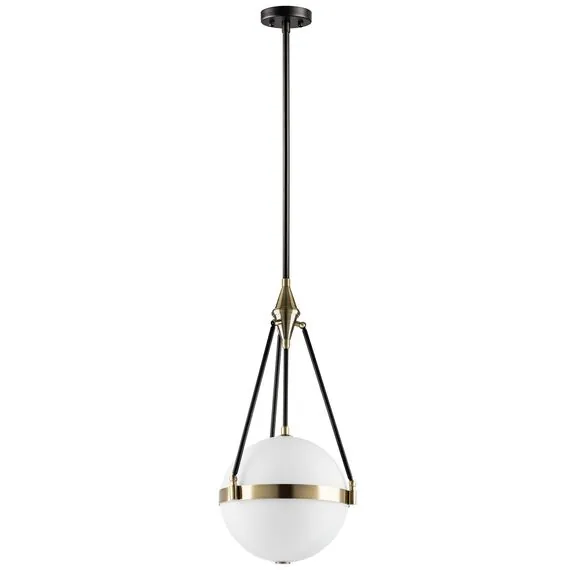 Lightstar 816037 Люстра MODENA 3х40W E27 ЛАТУНЬ/ЧЕРНЫЙ/БЕЛЫЙ