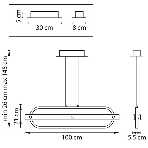 Lightstar 723347 Люстра LODI LED 36W 3240LM ЧЕРНЫЙ 3000K, изображение 2