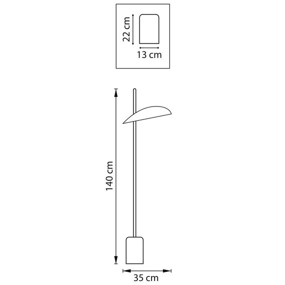 Lightstar 801713  2КОР! Торшер MARMARA LED 5W 400LM ЗОЛОТО/МРАМОР 3000K, изображение 3