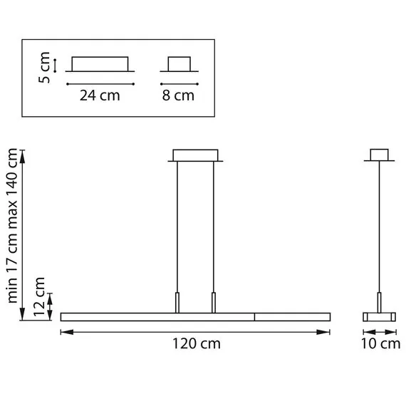Lightstar 723527 Люстра LODI LED 36W 3240LM ЧЕРНЫЙ 3000K, изображение 2