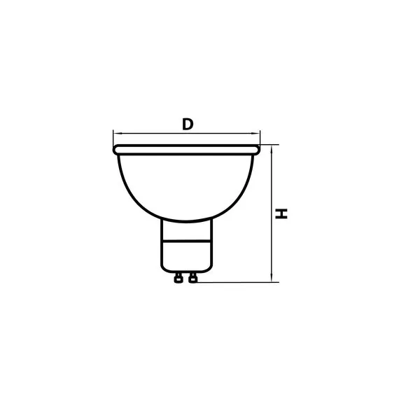 Lightstar 940254 ЛАМПА LED 220V HP16 GU10 4.5W=40W 195LM 120G FR 4000K 20000H, изображение 2
