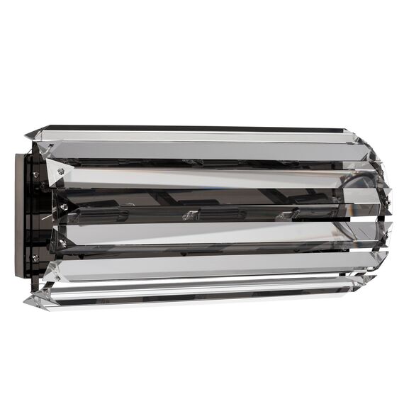 Lightstar 722660 Бра LIMPIO 6х20W G9 ЧЕРНЫЙ ХРОМ/ПРОЗРАЧНЫЙ