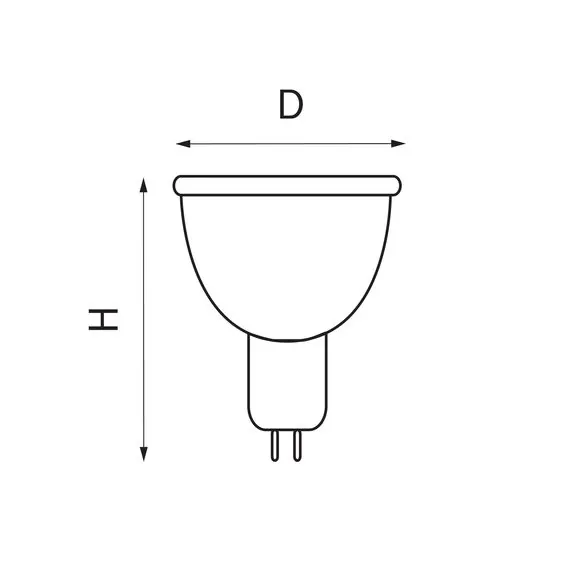Lightstar 940904 ЛАМПА LED 220V MR11 G5.3 3W=35W 230LM 120G 4000K 20000H, изображение 2