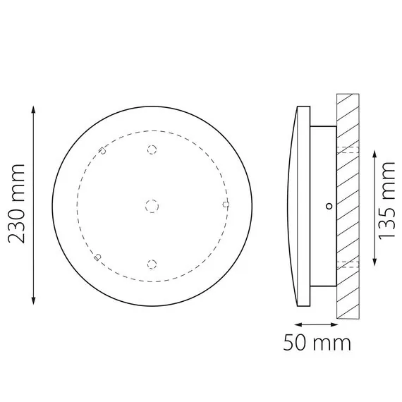 Lightstar 379337 Светильник PIATTO 1x12W LED 1200LM G ЧЕРНЫЙ 3000K IP65, изображение 2