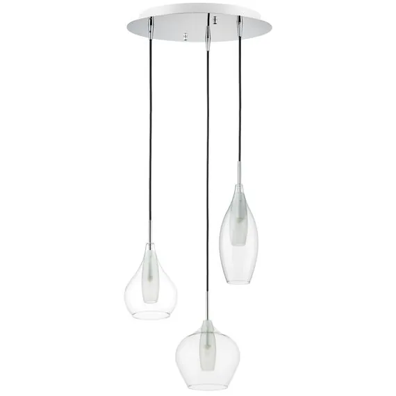 Lightstar 803051 Подвес PENTOLA 3х25W G9 ХРОМ/ПРОЗРАЧНЫЙ