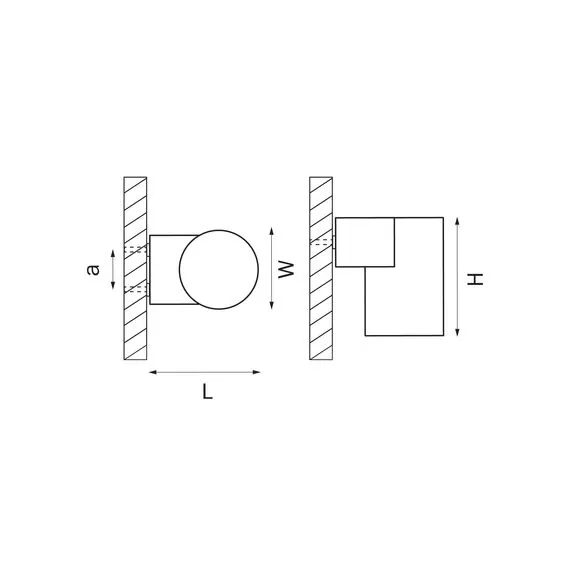 Lightstar 350619 Светильник PARO 1xDR111 СЕРЫЙ IP65, изображение 2