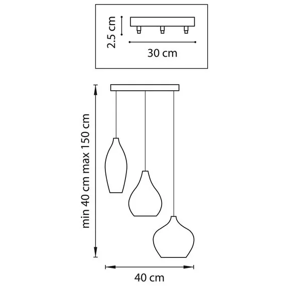 Lightstar 803051 Подвес PENTOLA 3х25W G9 ХРОМ/ПРОЗРАЧНЫЙ, изображение 2