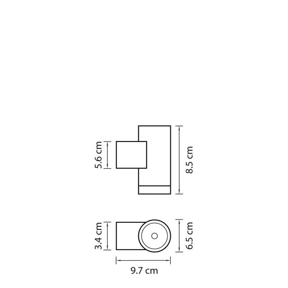 Lightstar 350609 Светильник PARO 1xGU10 СЕРЫЙ IP65, изображение 2