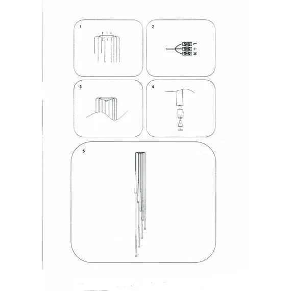 Lightstar 807083 Подвес PUNTO 8х25W G9 chrome + champagne, изображение 5