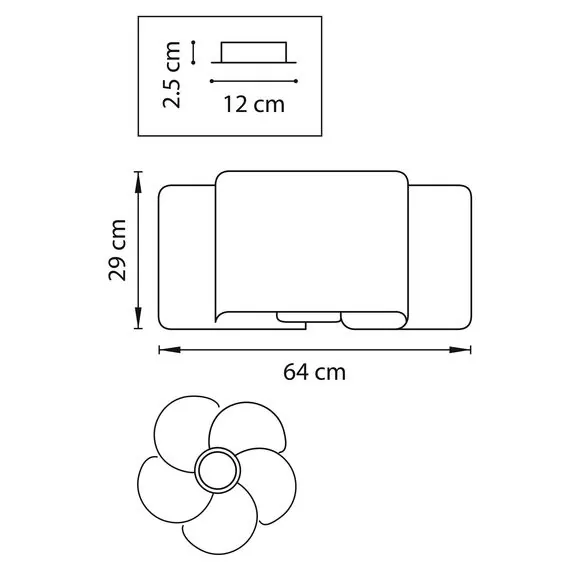 Lightstar 811050 Люстра PITTORE 5х40W E27 БЕЛЫЙ, изображение 3