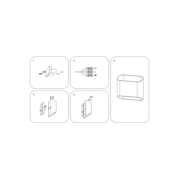 Lightstar 808620 Светильник настенный MURO 2х40W G9 ХРОМ/БЕЛЫЙ, изображение 4