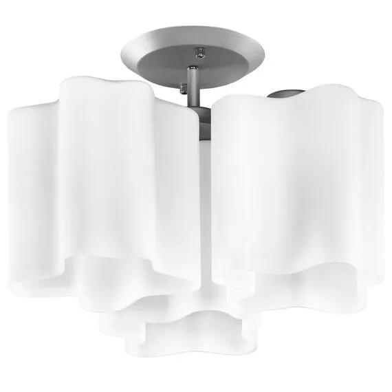 Lightstar 802030 Люстра NUBI 3х40W E27 ХРОМ/БЕЛЫЙ