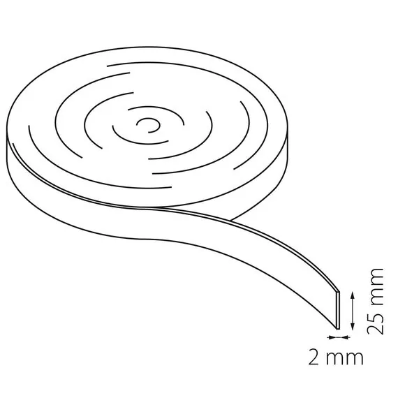 Lightstar 508057 Трек тканевый 48V (50m/roll) NOVE ЧЕРНЫЙ, изображение 2