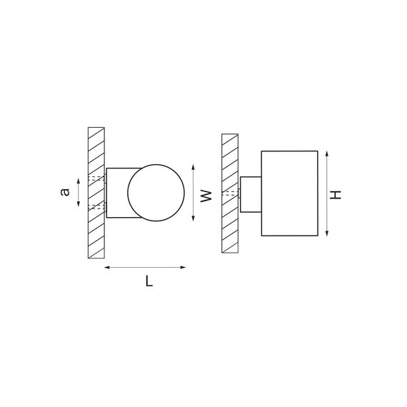 Lightstar 351617 Светильник PARO 2xDR111 ЧЕРНЫЙ IP65, изображение 2