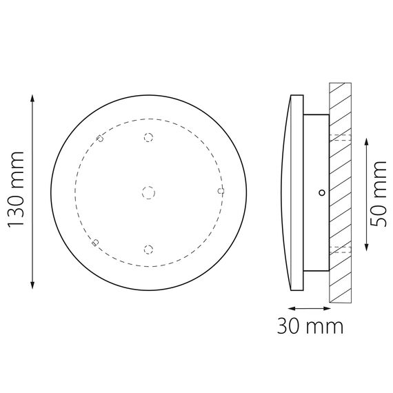 Lightstar 379147 Светильник PIATTO 1x6W LED 600LM G ЧЕРНЫЙ 4000K IP65, изображение 2