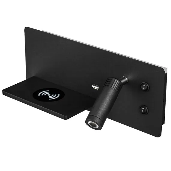 Lightstar 808547 Бра MURO 4W+3W LED LM ЧЕРНЫЙ 3000K