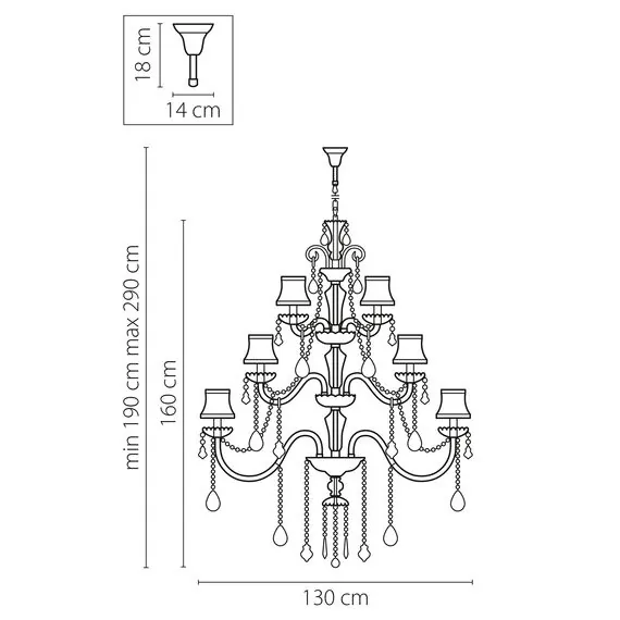 Lightstar 715287 Люстра NATIVO 28x40W E14 КОНЬЯК, изображение 2