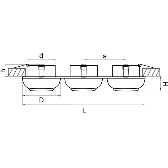 Lightstar 011834 Светильник OCULA 16х3 GU10 ХРОМ, изображение 2