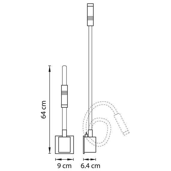 Lightstar 808616 Светильник настенный MURO LED 3W 190LM БЕЛЫЙ 3000K, изображение 2