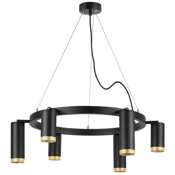 Lightstar LR01637387340 Люстра RULLO 6х50W GU10 ЧЕРНЫЙ (571016+214437-3+214487-3+203440-6)