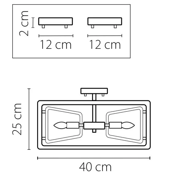 Lightstar 713347 Люстра REGOLO 4х40W E14 ЧЕРНЫЙ МАТОВЫЙ/ЗОЛОТО, изображение 2