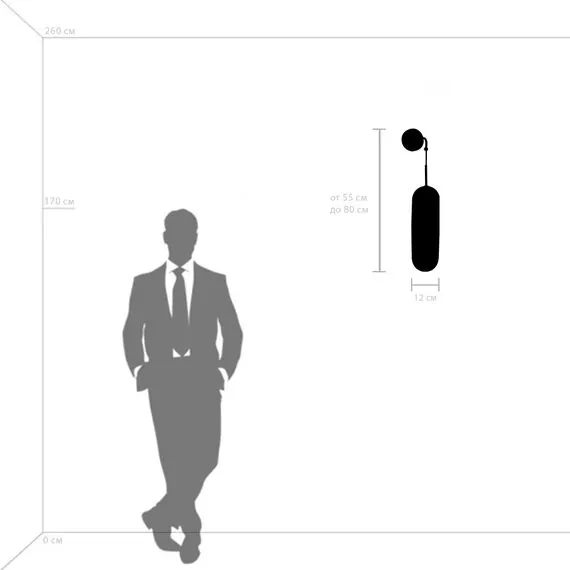 Lightstar 690617 Бра RAMO 1х40W E27 ЧЕРНЫЙ МАТОВЫЙ/БЕЛЫЙ, изображение 3