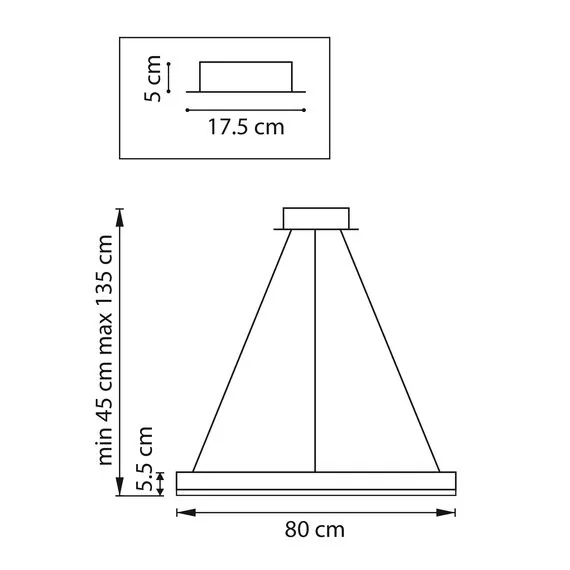 Lightstar 736417 Люстра ROTONDA 134W LED 5480LM 120G ЧЕРНЫЙ 3000-6000K, изображение 2