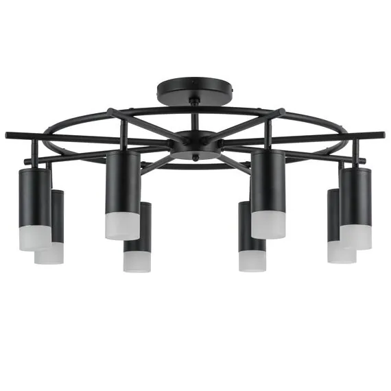 Lightstar LR7183781 Люстра RULLO 8х50W GU10 ЧЕРНЫЙ (571718+214437-8+202431-8)